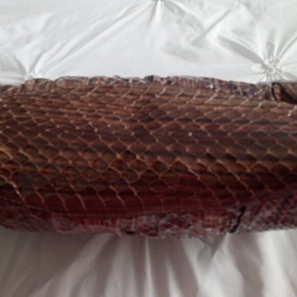 Vintage Lou Ran Snakeskin 12"x9" - Picture 2 of 6